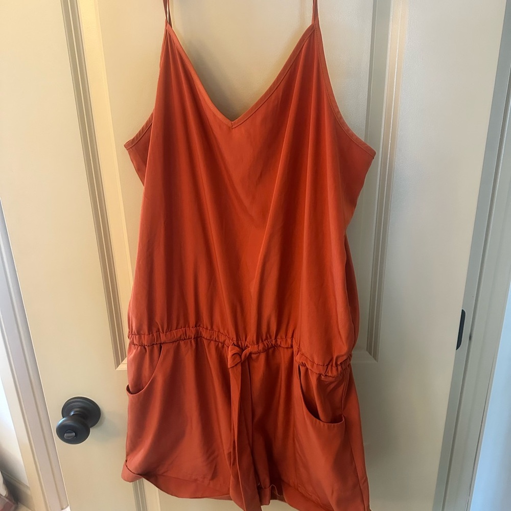 J. Crew Factory Orange Jumpsuit